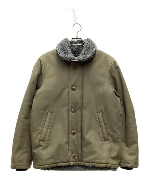 OUTERKNOWN（アウターノーン）OUTERKNOWN (アウターノーン) デッキジャケット オリーブ サイズ:SIZE Sの古着・服飾アイテム