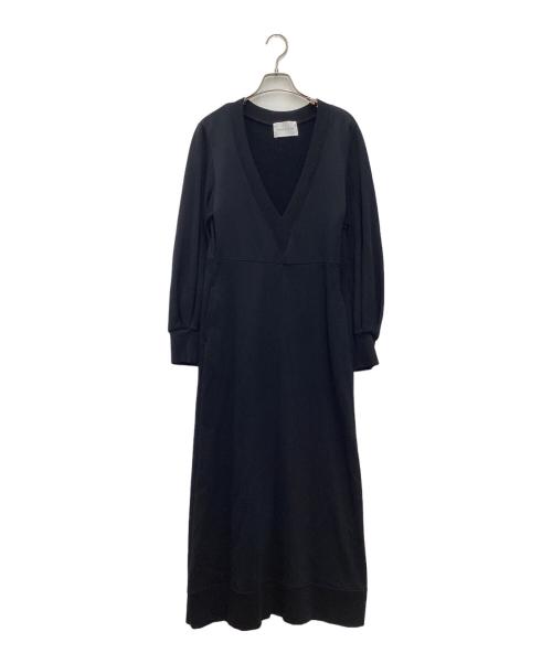 Adam et Rope（アダム エ ロペ）Adam et Rope (アダム エ ロペ) 長袖ワンピース ブラック サイズ:SIZE Freeの古着・服飾アイテム
