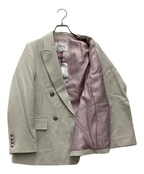 ARPEGE STORY（アルページュストーリー）Arpege story (アルページュストーリー) Wボタンテーラードジャケット アイボリー サイズ:SIZE 0の古着・服飾アイテム