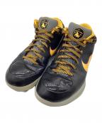 NIKEナイキ）の古着「KOBE IV PROTRO "BLACK/DEL SOL"」｜ブラック×イエロー