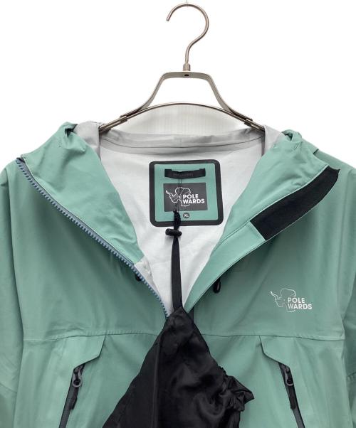 POLEWARDS（ポールワーズ）POLEWARDS (ポールワーズ) デュアルフォース ストレッチ レインジャケット グリーン サイズ:SIZE XLの古着・服飾アイテム