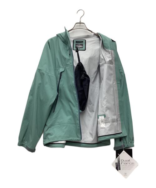 POLEWARDS（ポールワーズ）POLEWARDS (ポールワーズ) デュアルフォース ストレッチ レインジャケット グリーン サイズ:SIZE XLの古着・服飾アイテム