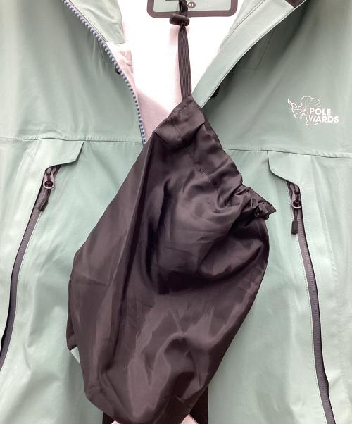 POLEWARDS（ポールワーズ）POLEWARDS (ポールワーズ) デュアルフォース ストレッチ レインジャケット グリーン サイズ:SIZE XLの古着・服飾アイテム
