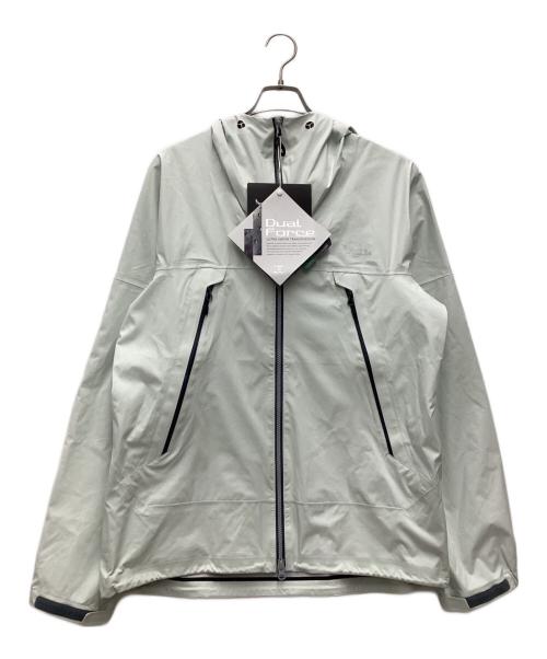 POLEWARDS（ポールワーズ）POLEWARDS (ポールワーズ) デュアルフォース ストレッチ レインジャケット ホワイト サイズ:SIZE XLの古着・服飾アイテム