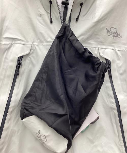 POLEWARDS（ポールワーズ）POLEWARDS (ポールワーズ) デュアルフォース ストレッチ レインジャケット ホワイト サイズ:SIZE XLの古着・服飾アイテム