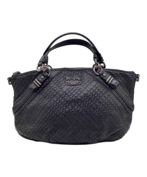 COACH（コーチ）COACH (コーチ) ハンドバッグ ブラックの古着・服飾アイテム