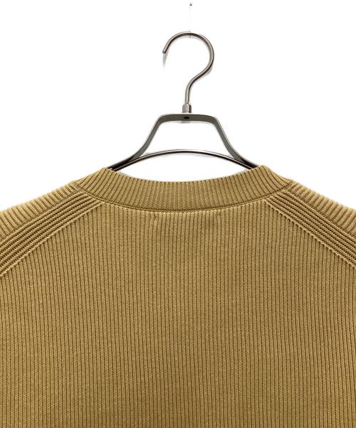 AURALEE（オーラリー）AURALEE (オーラリー) SUPER HARD TWIST RIB KNIT CARDIGAN 厚手カーディガン イエロー サイズ:SIZE 4の古着・服飾アイテム