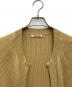中古・古着 AURALEE (オーラリー) SUPER HARD TWIST RIB KNIT CARDIGAN 厚手カーディガン イエロー サイズ:SIZE 4：18000円