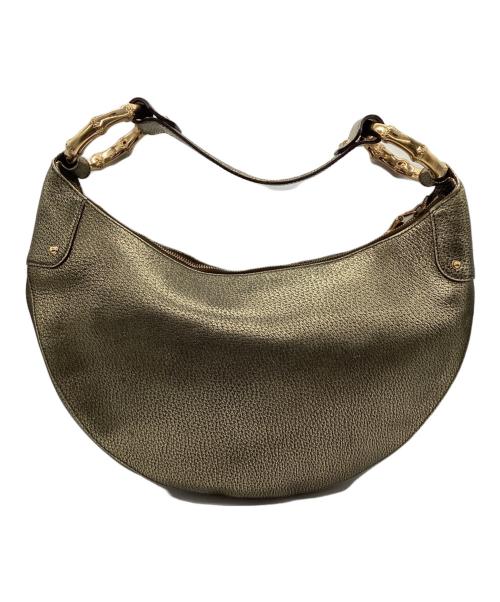 GUCCI（グッチ）GUCCI (グッチ) ワンショルダーバッグ ゴールドの古着・服飾アイテム