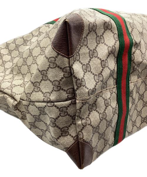 GUCCI（グッチ）GUCCI (グッチ) ボストンバッグ ブラウンの古着・服飾アイテム