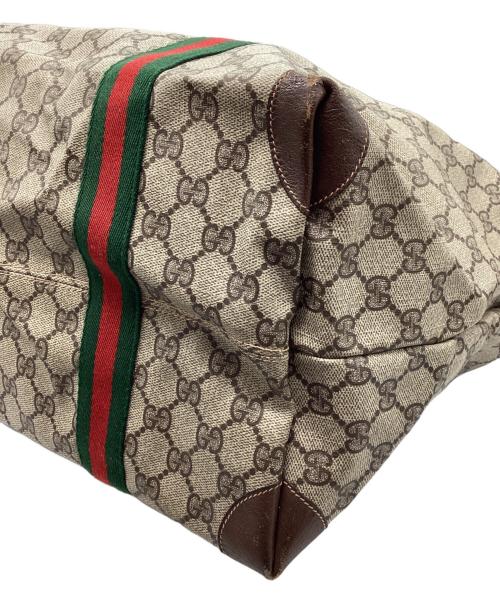 GUCCI（グッチ）GUCCI (グッチ) ボストンバッグ ブラウンの古着・服飾アイテム
