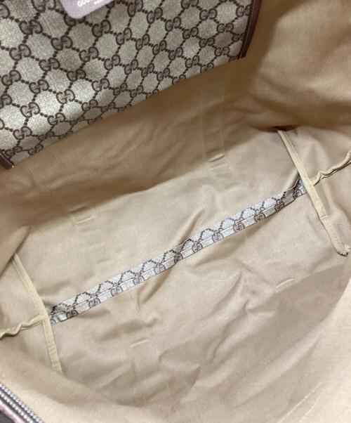 GUCCI（グッチ）GUCCI (グッチ) ボストンバッグ ブラウンの古着・服飾アイテム