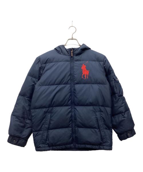 POLO RALPH LAUREN（ポロ・ラルフローレン）POLO RALPH LAUREN (ポロ・ラルフローレン) ダウンジャケット ネイビー サイズ:SIZE XLの古着・服飾アイテム