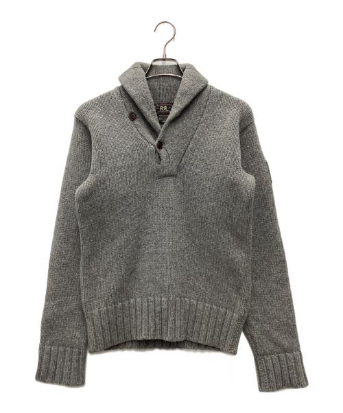 RRL（ダブルアールエル）RRL (ダブルアールエル) ショールカラープルオーバーセーター 90s 三ツ星黒タグ グレー サイズ:SIZE Sの古着・服飾アイテム