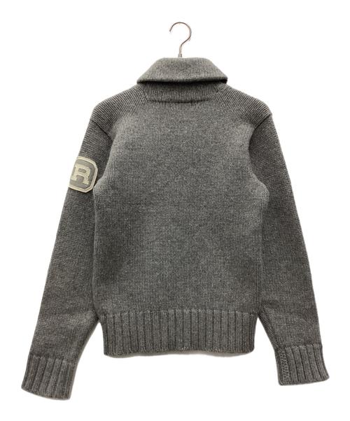 RRL（ダブルアールエル）RRL (ダブルアールエル) ショールカラープルオーバーセーター 90s 三ツ星黒タグ グレー サイズ:SIZE Sの古着・服飾アイテム
