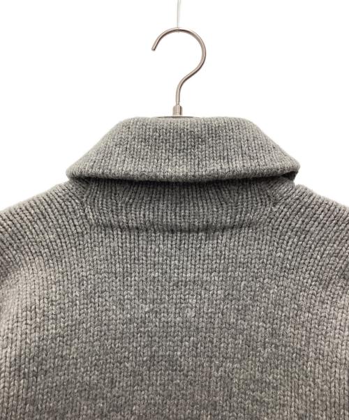 RRL（ダブルアールエル）RRL (ダブルアールエル) ショールカラープルオーバーセーター 90s 三ツ星黒タグ グレー サイズ:SIZE Sの古着・服飾アイテム