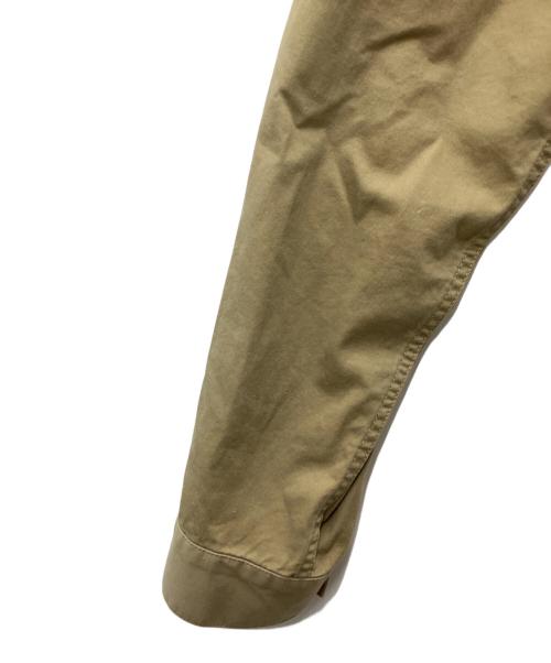 HUMAN MADE（ヒューマンメイド）HUMAN MADE (ヒューマンメイド) PATCHED MILITARY SHIRT 長袖シャツ ブラウン サイズ:SIZE Lの古着・服飾アイテム