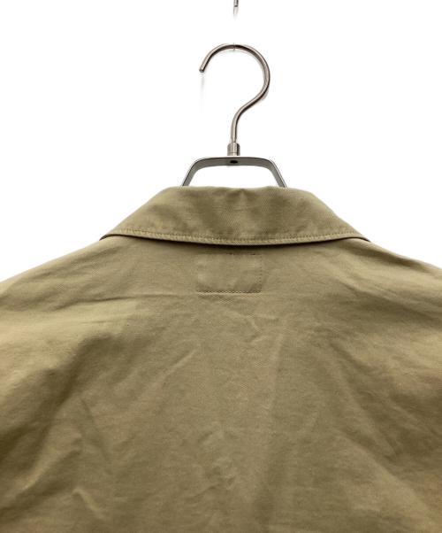 HUMAN MADE（ヒューマンメイド）HUMAN MADE (ヒューマンメイド) PATCHED MILITARY SHIRT 長袖シャツ ブラウン サイズ:SIZE Lの古着・服飾アイテム