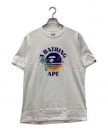A BATHING APE（アベイシングエイプ）の古着「Tシャツ」｜ホワイト