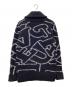 MEN'S BIGI (メンズビギ) 1piu1uguale3 relax (ウノピゥウノウグァーレトレ リラックス) 厚手カーディガン ブラック サイズ:SIZE 2：8000円