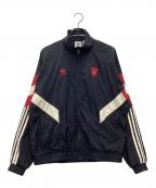 adidas Originalsアディダスオリジナル）の古着「マンチェスター・ユナイテッド オリジナルス トラックトップ」｜ブラック