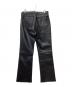 kadoya (カドヤ) レザーパンツ ブラック サイズ:SIZE 34：12000円
