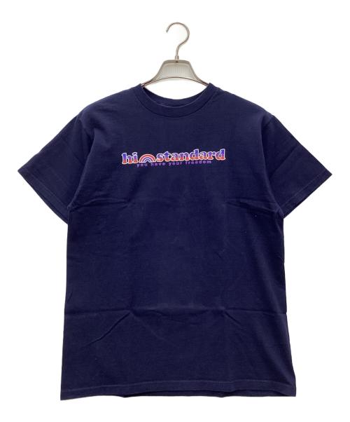 FRUIT OF THE LOOM（フルーツオブザルーム）FRUIT OF THE LOOM (フルーツオブザルーム) 半袖カットソー Hi-STANDARD ネイビー サイズ:SIZE Mの古着・服飾アイテム