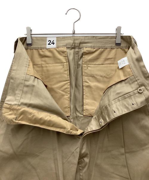 waiper（ワイパー）WAIPER (ワイパー) M-52 ヴィンテージ ツータック チノパン ベージュ サイズ:SIZE 24の古着・服飾アイテム