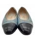 CHANEL (シャネル) パンプス ブルー×ブラック サイズ:SIZE 35：6000円