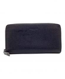 COACH（コーチ）の古着「アコーディオン ウォレット 長財布」｜ブラック