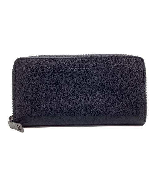 COACH（コーチ）COACH (コーチ) アコーディオン ウォレット 長財布 ブラックの古着・服飾アイテム