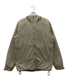 MILLET（ミレー）の古着「ブリーズバリヤー パフ ジャケット」｜カーキ