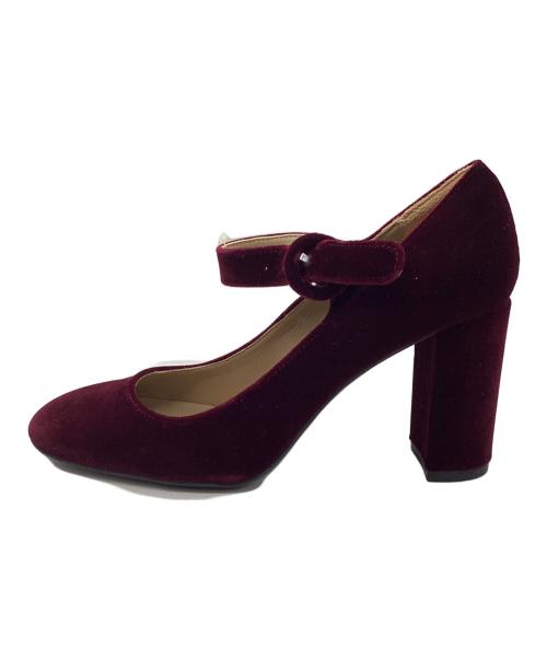 FABIO RUSCONI（ファビオルスコーニ）FABIO RUSCONI (ファビオルスコーニ) パンプス ワインレッド サイズ:SIZE 37 1/2（約24㎝-24.5㎝相当）の古着・服飾アイテム