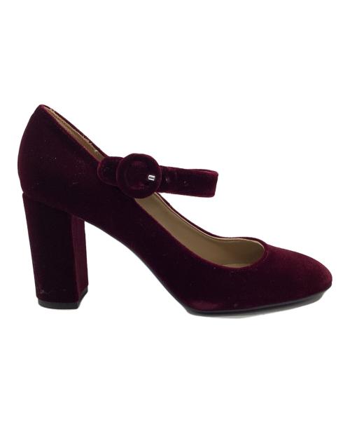 FABIO RUSCONI（ファビオルスコーニ）FABIO RUSCONI (ファビオルスコーニ) パンプス ワインレッド サイズ:SIZE 37 1/2（約24㎝-24.5㎝相当）の古着・服飾アイテム