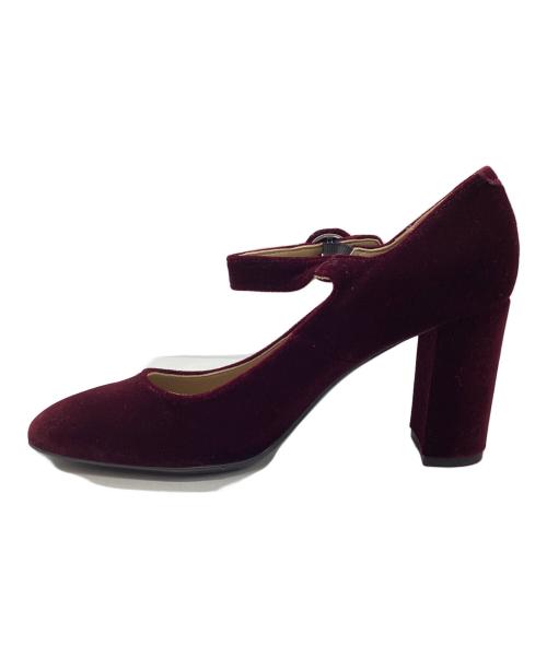 FABIO RUSCONI（ファビオルスコーニ）FABIO RUSCONI (ファビオルスコーニ) パンプス ワインレッド サイズ:SIZE 37 1/2（約24㎝-24.5㎝相当）の古着・服飾アイテム