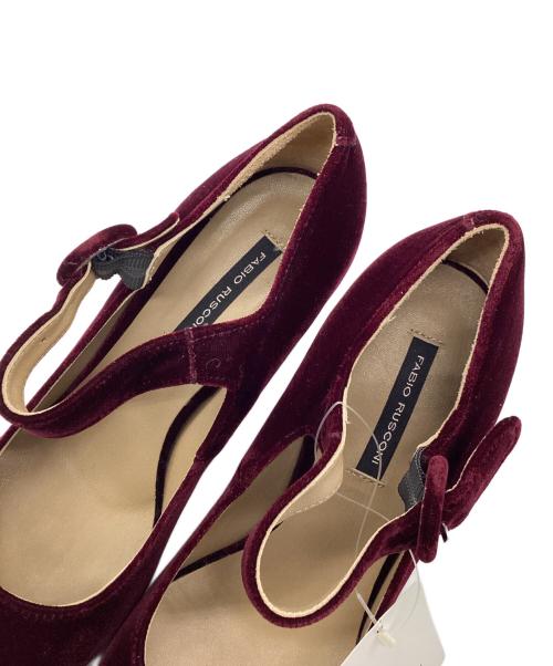 FABIO RUSCONI（ファビオルスコーニ）FABIO RUSCONI (ファビオルスコーニ) パンプス ワインレッド サイズ:SIZE 37 1/2（約24㎝-24.5㎝相当）の古着・服飾アイテム