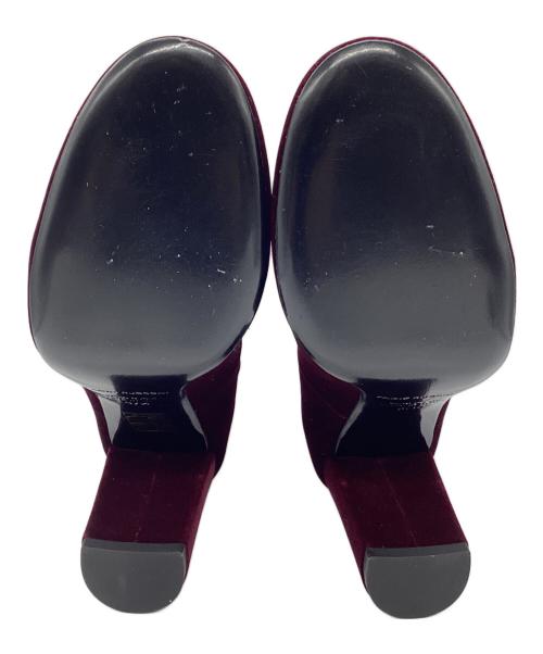 FABIO RUSCONI（ファビオルスコーニ）FABIO RUSCONI (ファビオルスコーニ) パンプス ワインレッド サイズ:SIZE 37 1/2（約24㎝-24.5㎝相当）の古着・服飾アイテム