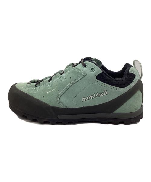 mont-bell（モンベル）mont-bell (モンベル) スウェードシューズ クラッグホッパー レザー グリーン サイズ:SIZE 24.5cmの古着・服飾アイテム