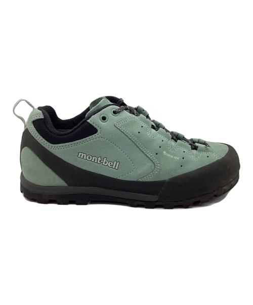 mont-bell（モンベル）mont-bell (モンベル) スウェードシューズ クラッグホッパー レザー グリーン サイズ:SIZE 24.5cmの古着・服飾アイテム