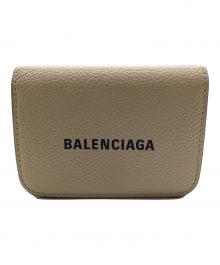 BALENCIAGA（バレンシアガ）の古着「3つ折り財布」｜ベージュ