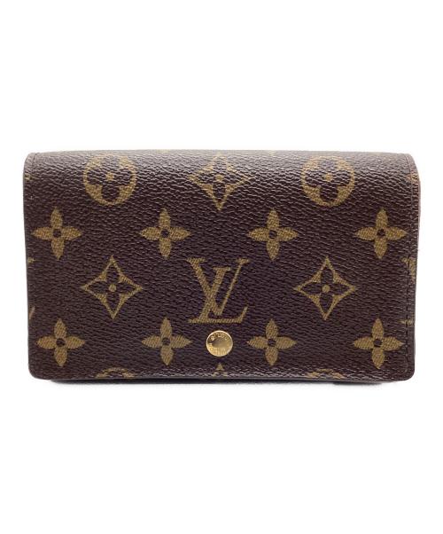 LOUIS VUITTON（ルイ ヴィトン）LOUIS VUITTON (ルイ ヴィトン) ポルトモネ・ビエ・トレゾール 2つ折り財布 モノグラム ブラウンの古着・服飾アイテム