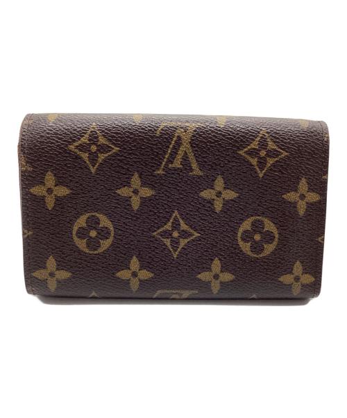 LOUIS VUITTON（ルイ ヴィトン）LOUIS VUITTON (ルイ ヴィトン) ポルトモネ・ビエ・トレゾール 2つ折り財布 モノグラム ブラウンの古着・服飾アイテム