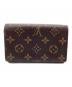 LOUIS VUITTON (ルイ ヴィトン) ポルトモネ・ビエ・トレゾール 2つ折り財布 モノグラム ブラウン：25000円