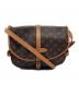 LOUIS VUITTON (ルイ ヴィトン) ソミュール30 ショルダーバッグ モノグラム ブラウン サイズ:30：60000円