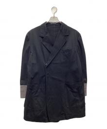 Y's（ワイズ）の古着「Cuff-Switched Tailored Jacket トレンチコート」｜ブラック