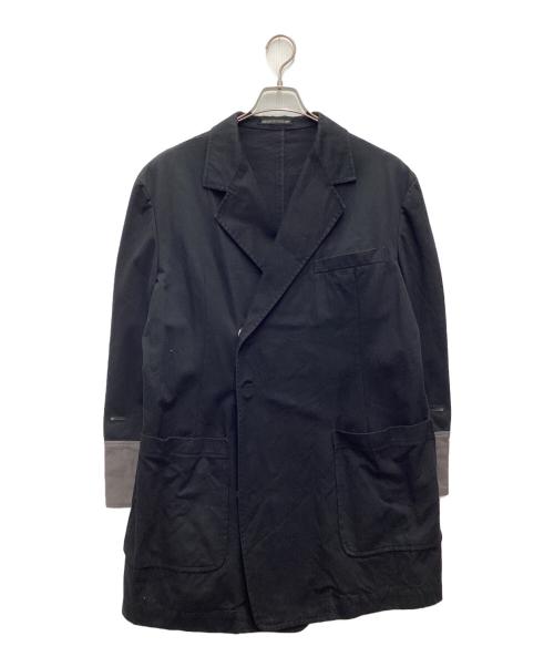 Y's（ワイズ）Y's (ワイズ) Cuff-Switched Tailored Jacket トレンチコート ブラック サイズ:SIZE 2の古着・服飾アイテム