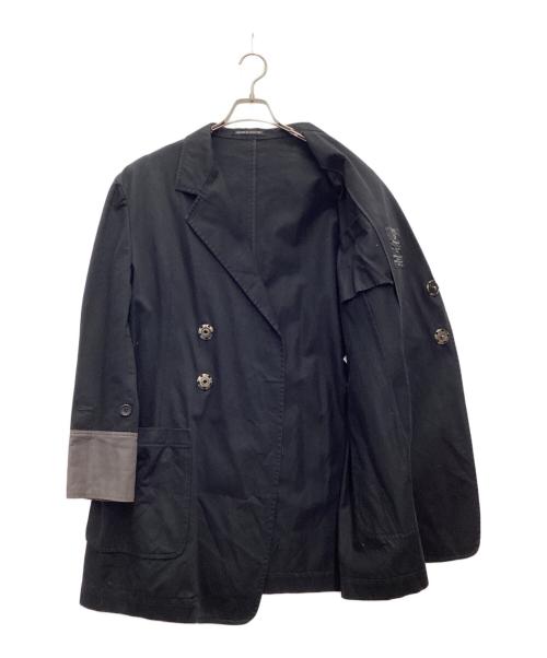 Y's（ワイズ）Y's (ワイズ) Cuff-Switched Tailored Jacket トレンチコート ブラック サイズ:SIZE 2の古着・服飾アイテム