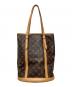 LOUIS VUITTON (ルイ ヴィトン) バケットGM トートバッグ モノグラム ブラウン：65000円