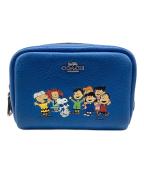 COACH×PEANUTSコーチ×ピーナッツ）の古着「ポーチ」｜ブルー