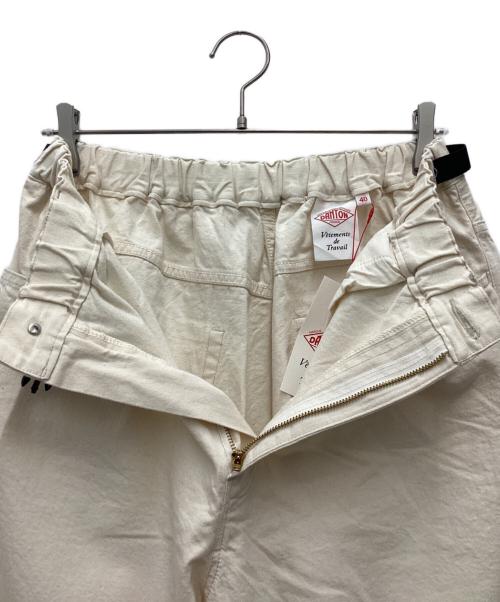DANTON（ダントン）DANTON (ダントン) カラーデニム イージーパンツ ホワイト サイズ:SIZE 40の古着・服飾アイテム